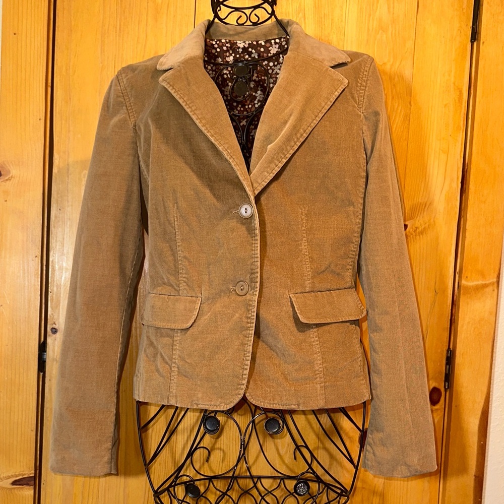 New Frontier Tan Corduroy Blazer